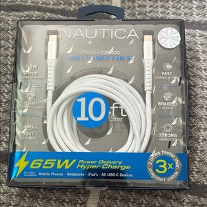 Nautica USB-C Cable 10ft White